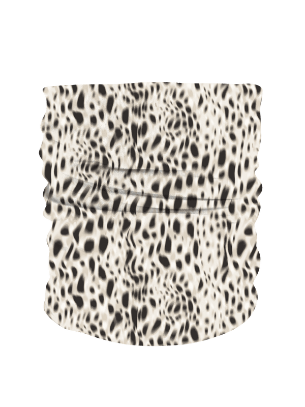 Front profile image of Litewave50 Neck-Up in cream leopard print 