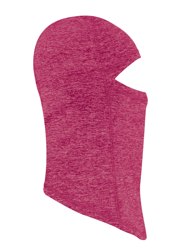 Side view of Comfort Balaclava in berry (pink)