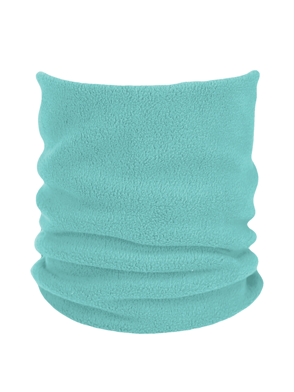 Front profile image of Polar Plush Neck-Up in aqua blue