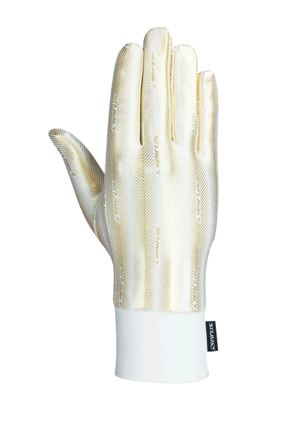 Seirus Heatwave Glove Liner Gold - back of hand