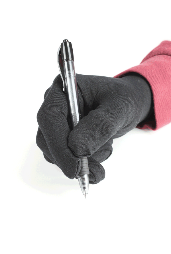 Seirus Arctic Silk™ Glove Liner - Black - Holding pen