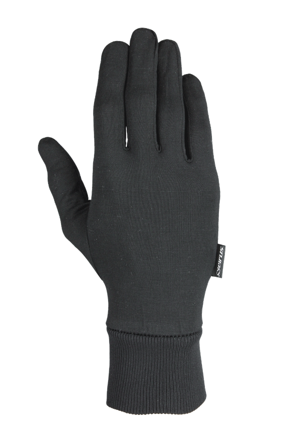 Seirus Arctic Silk™ Glove Liner - Black - Back of hand