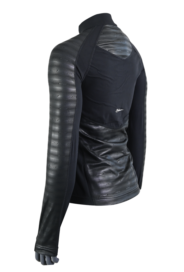 Womens Heatwave™ Body Mapped Base Layer Long Sleeve ¼ Zip Mock Neck Top