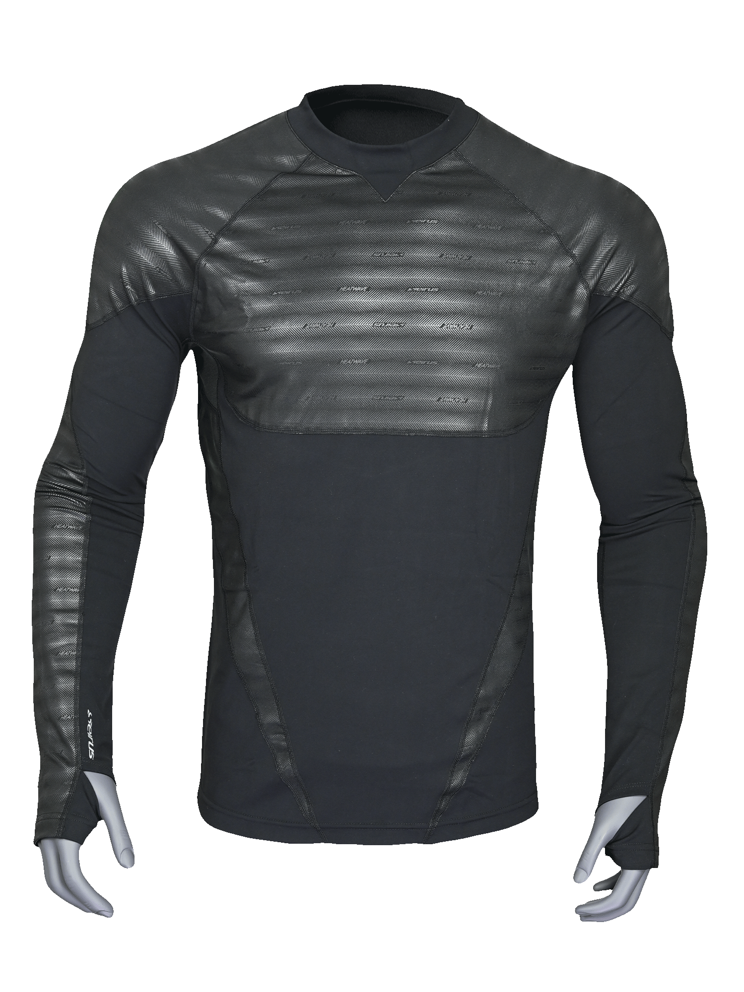 Mens Heatwave Mapped Base Layer Long Sleeve Top