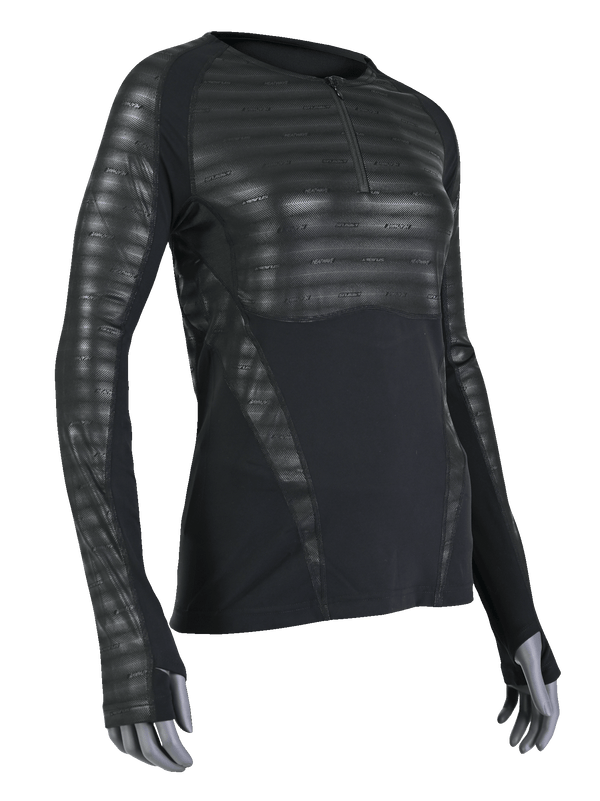 Women's Heatwave™ Body Mapped Base Layer Long Sleeve 1-4 Zip Top