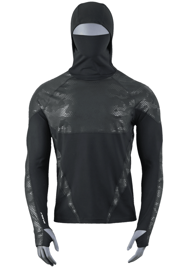 Mens Heatwave Mapped Base Layer Quick Hoodie Top