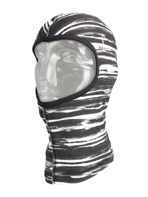 Seirus Balaclava - Shadow Graphite Print - 45 degree left