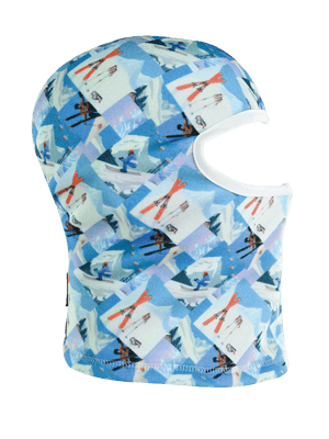 Seirus Balaclava - Ski Retro Multi Print - Side view