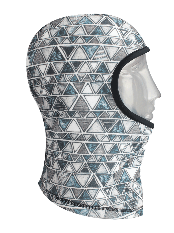 Seirus Balaclava - Triune Teal Print - Side view