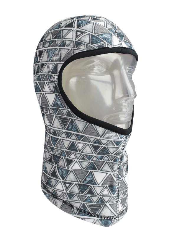 Seirus Balaclava - Triune Teal Print - 45 degree right