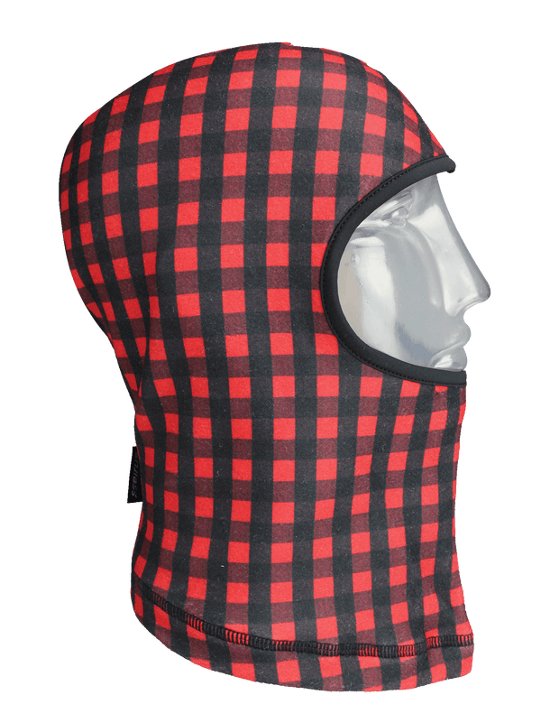 Seirus Balaclava - Lumberjack Red Print - Side view