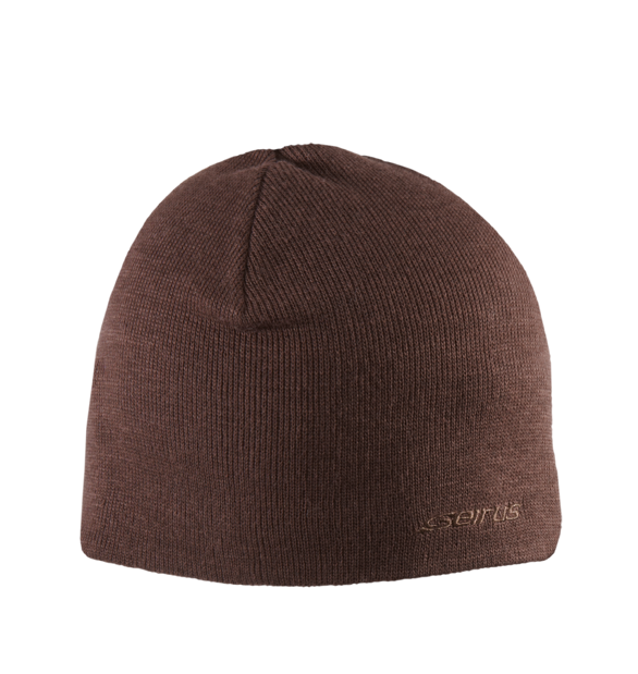 Seirus Fine Solid Hat dark brown