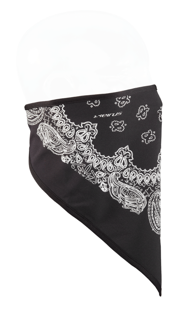 Seirus Classic Bandana paisley black white