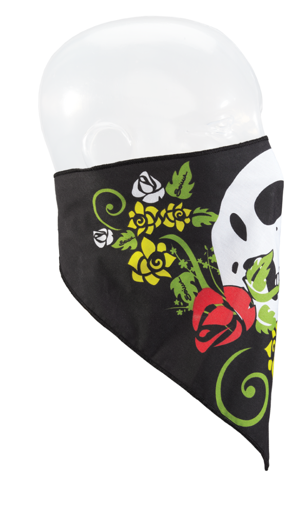 Seirus Classic Bandana rose skull