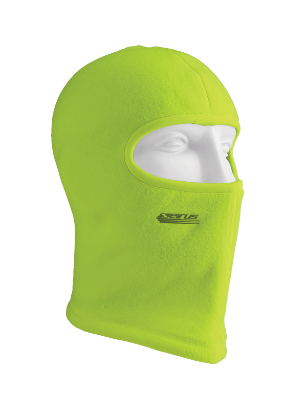 Seirus Balaclava - Hi Vis Yellow - 45 degree right