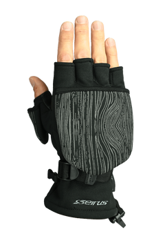 Level Fly snowboard gloves with wirst protection (black)